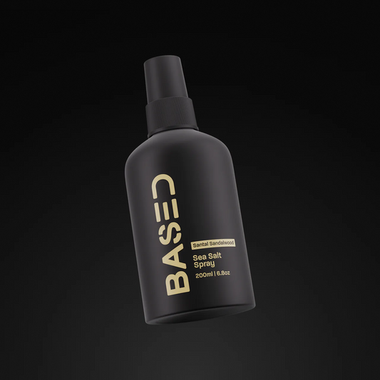 BASED Sea Salt Spray for men - beachy texture and volume styling spray